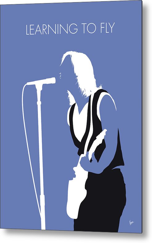 Tom Metal Print featuring the digital art No178 MY Tom Petty Minimal Music poster by Chungkong Art
