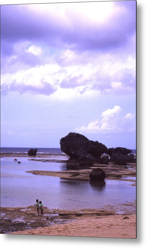 Okinawa Metal Print featuring the photograph Okinawa Beach 20 by Curtis J Neeley Jr