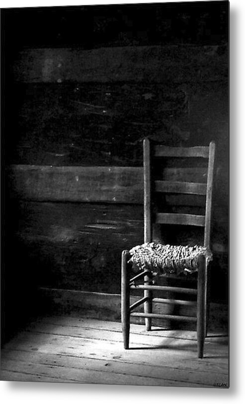 Still Life Metal Print featuring the photograph Old Chair by Fred Wilson