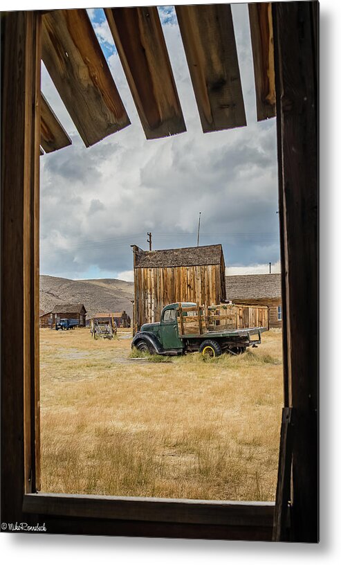 Bodie Metal Print featuring the photograph Old Window by Mike Ronnebeck