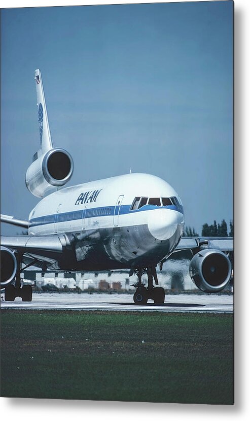Pan American World Airways Metal Print featuring the photograph Pan American McDonnell Douglas DC-10-10 by Erik Simonsen