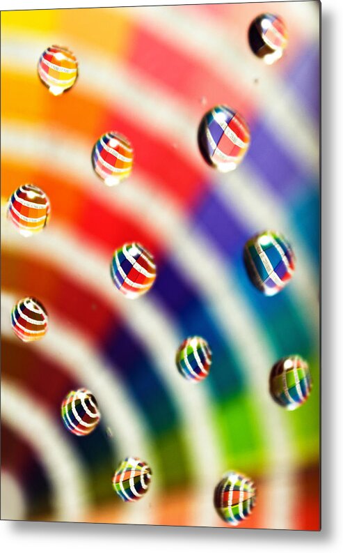 Pantone Metal Print featuring the photograph Pantone Bubbles by Shawna Rowe