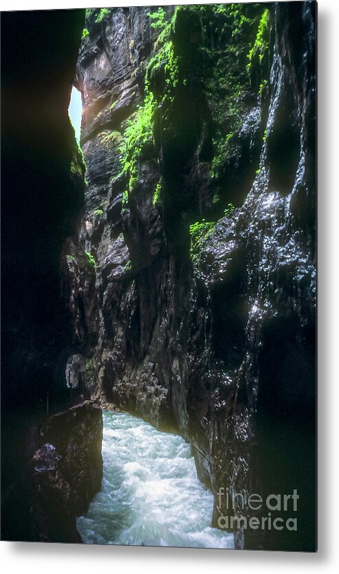 Garmisch-partenkirchen Metal Print featuring the photograph Partnach Gorge by Bob Phillips