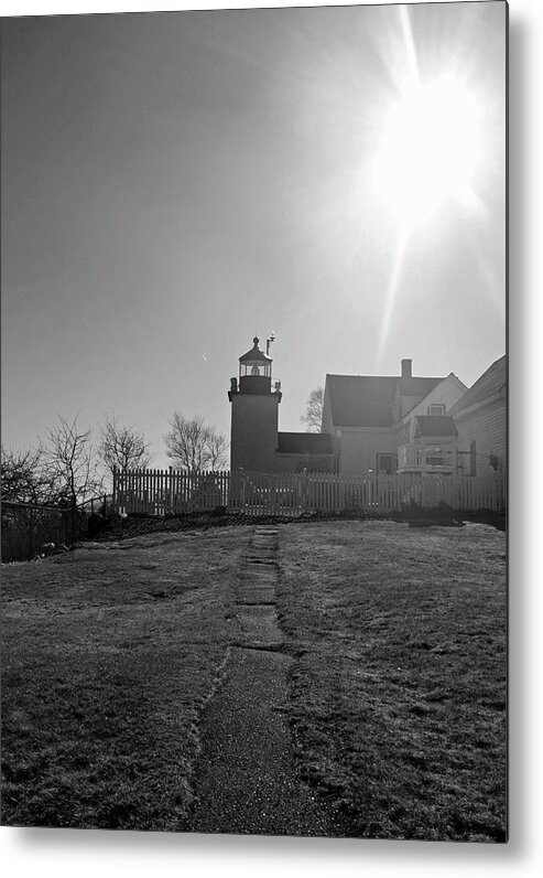 Lighthouse Metal Print featuring the photograph Path To The Light by Becca Wilcox