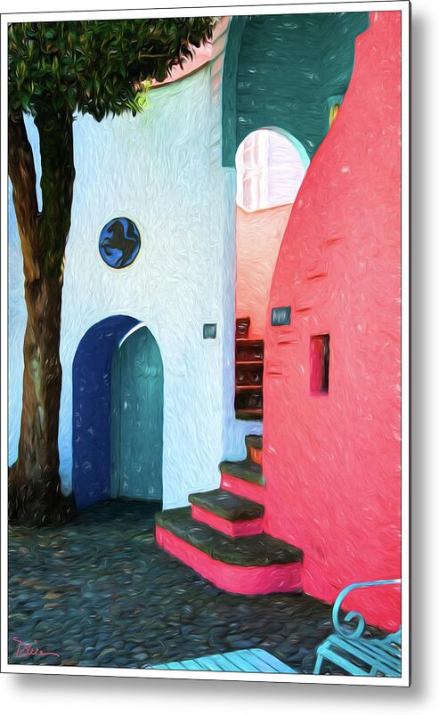 Resort Metal Print featuring the photograph Port Meirion, Wales by Peggy Dietz