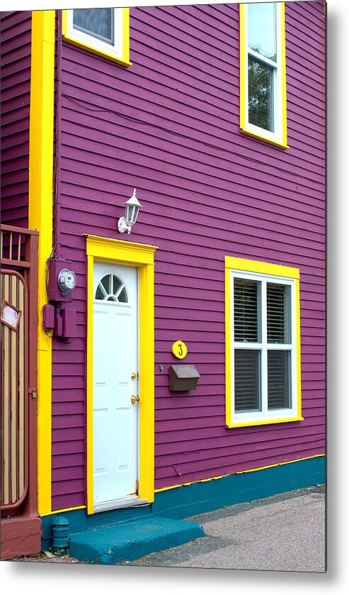 Purple House Metal Print featuring the photograph Purple house by Douglas Pike