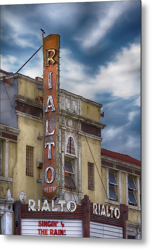 Rialto Theater Metal Print featuring the photograph Rialto Theater by Steven Michael