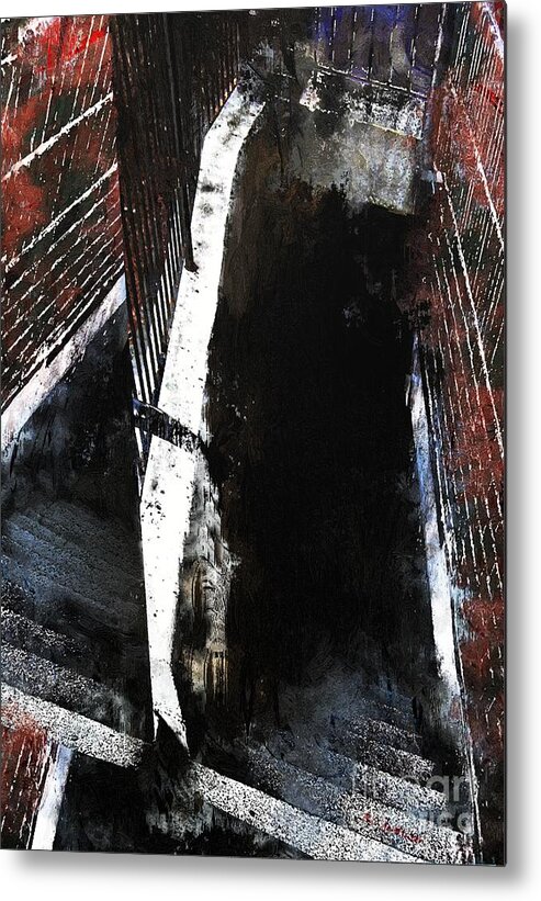 Stairs Metal Print featuring the painting Selection Stairway by RC DeWinter