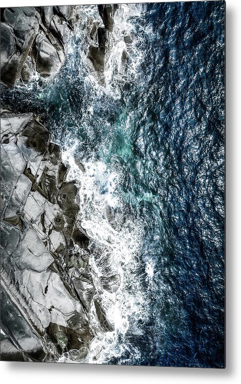 Drone Metal Print featuring the photograph Skagerrak Coastline - Aerial Photography by Nicklas Gustafsson