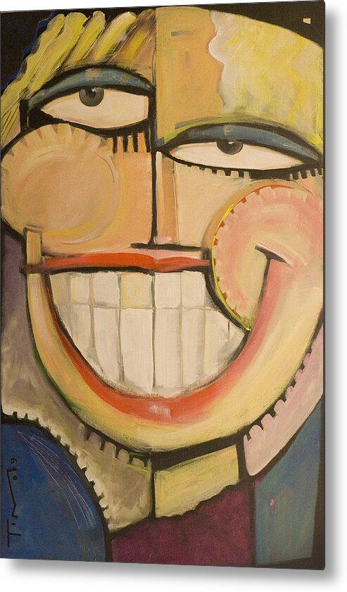Sunny Metal Print featuring the painting Sonny Sunny by Tim Nyberg