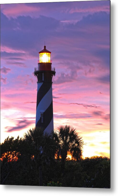 Lighthouse Metal Print featuring the photograph St. Augustine Light by Robert Och