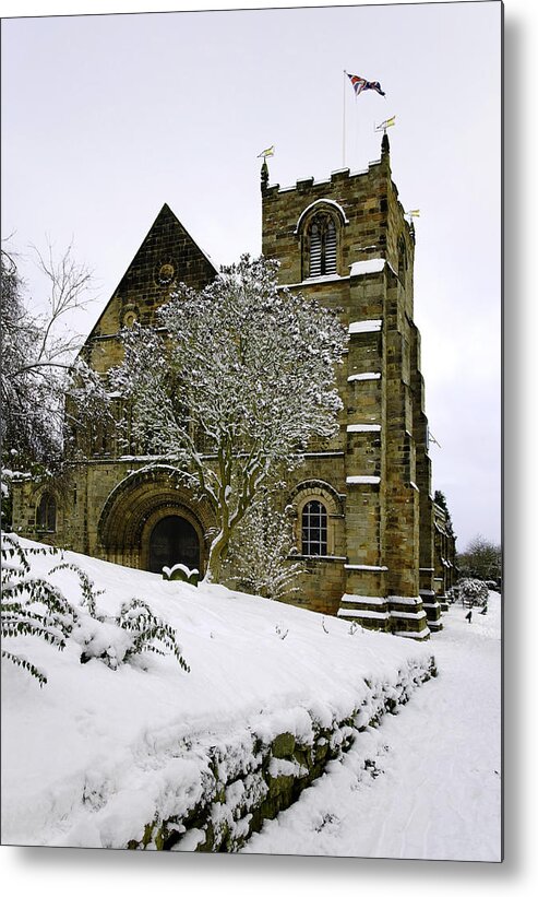 Europe Metal Print featuring the photograph St Mary's Church, Tutbury by Rod Johnson