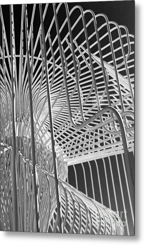 Structure Metal Print featuring the photograph Structure Abstract 4 by Cheryl Del Toro
