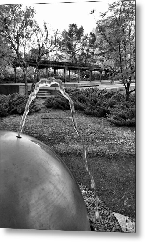 Water Metal Print featuring the photograph Suburban Thirst Quencher by Brad Hodges