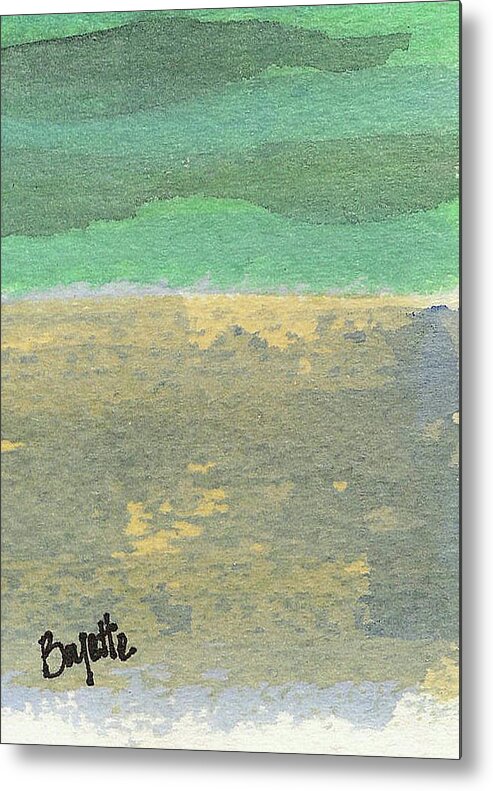 Seascape Metal Print featuring the painting Surfside Shorebreak by Robert Boyette