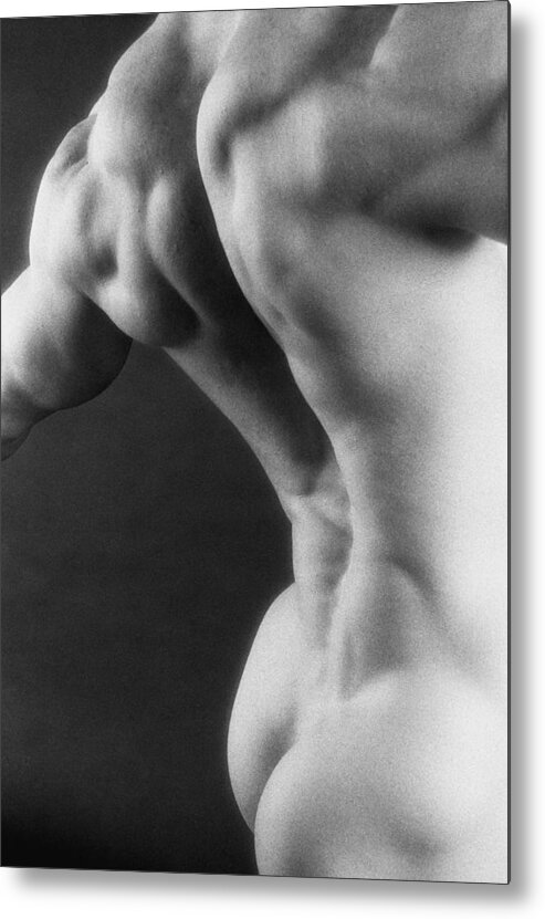 Male Nudes Metal Print featuring the photograph Sweep by Thomas Mitchell