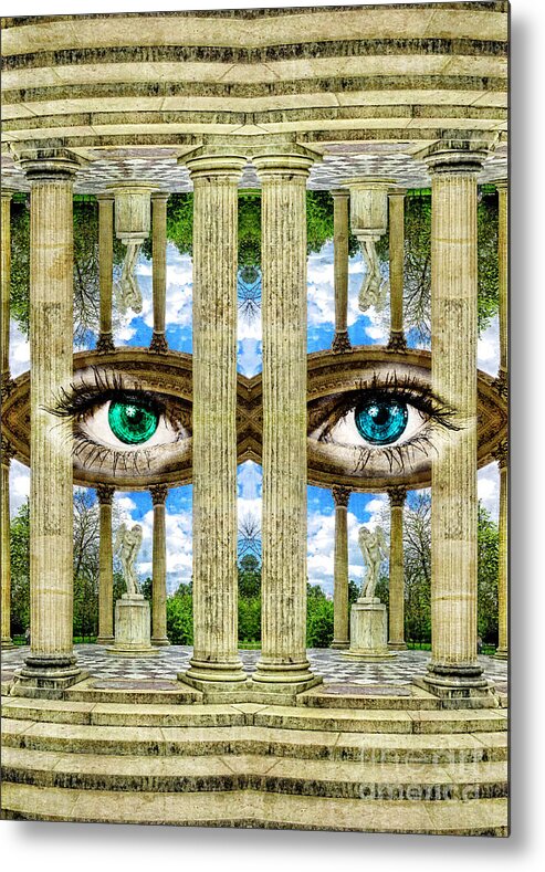 Temple Of Love Metal Print featuring the photograph Temple of Love Petit Trianon Versailles Palace Paris by Beverly Claire Kaiya