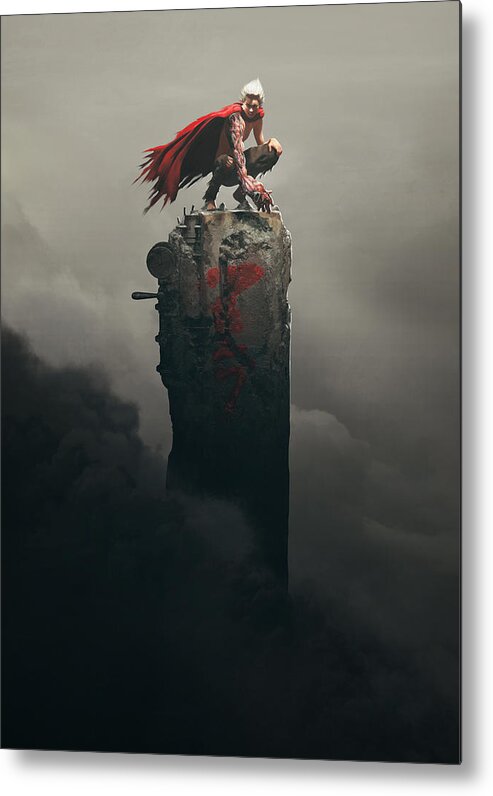 Akira Metal Print featuring the painting Tetsuo Shima by Guillem H Pongiluppi