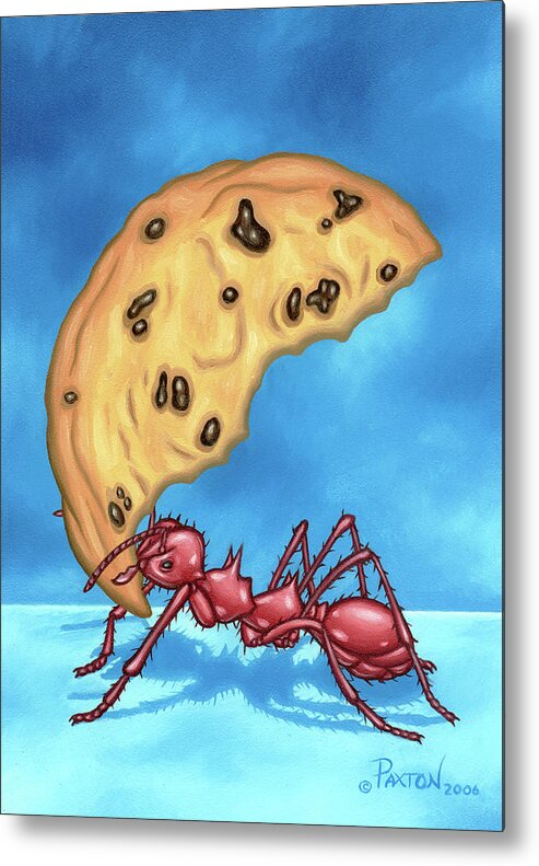 Metal Print featuring the painting The Cookie Cutter Ant by Paxton Mobley