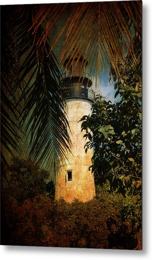 Lighthouse Metal Print featuring the photograph The Lighthouse in Key West by Susanne Van Hulst