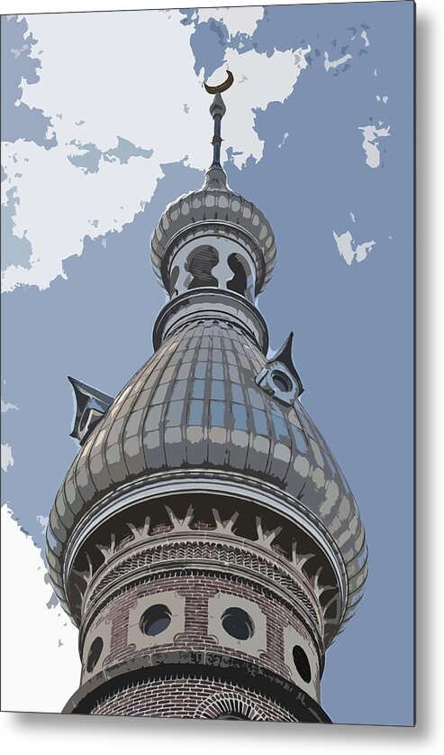 Unviersity Of Tampa Metal Print featuring the photograph The Onion of the Sky by Jost Houk