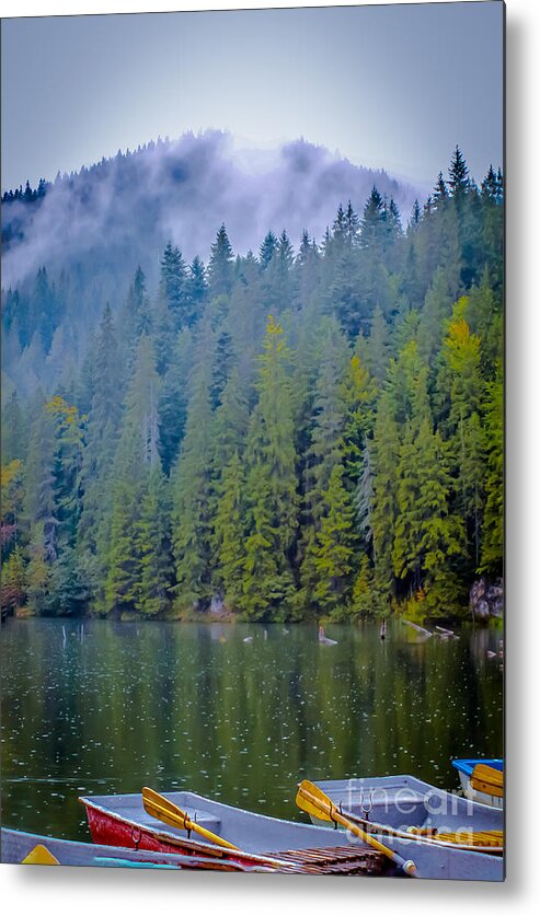 Mountains Metal Print featuring the photograph The Red Lake - Romania by Claudia M Photography