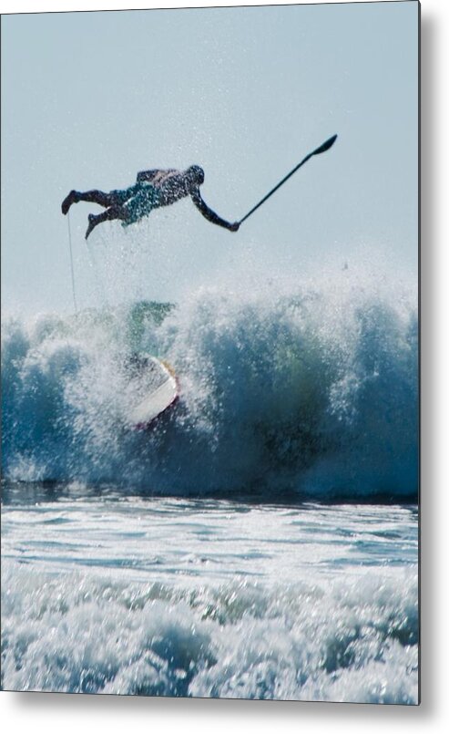 Surf Metal Print featuring the photograph This is going to hurt by Steven Natanson