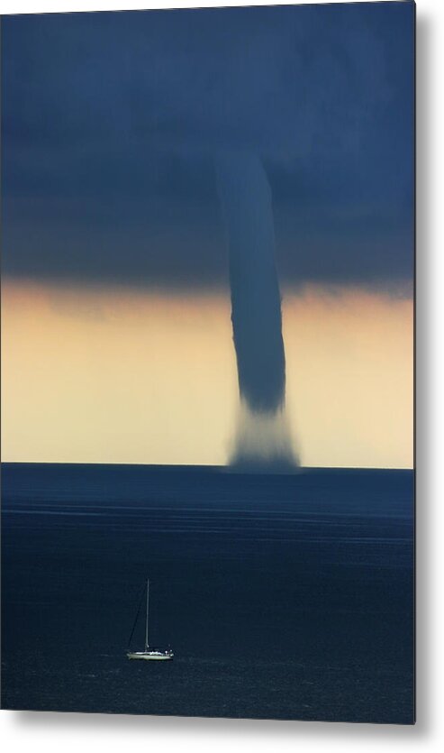 Tornado Metal Print featuring the photograph Too Close.... by Nini_filippini