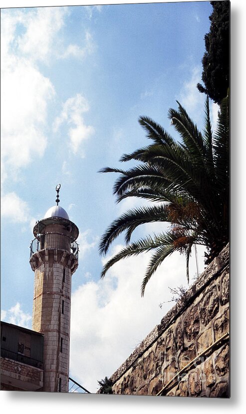 Israel Metal Print featuring the photograph Tower in Jerusalem by Thomas R Fletcher