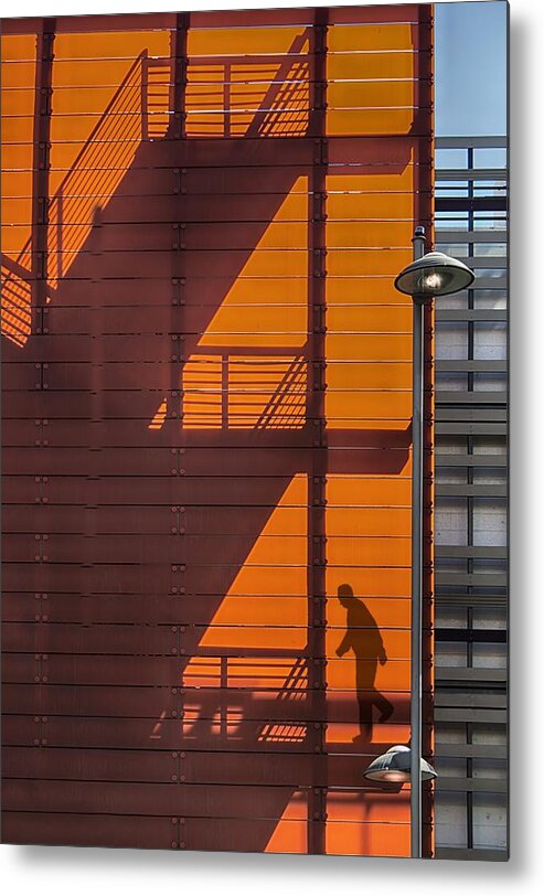 Shadow Metal Print featuring the photograph Untitled by Roxana Labagnara
