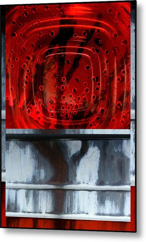 Urban Abstracts Metal Print featuring the photograph Urban Abstracts Seeing Double 38 by Marlene Burns