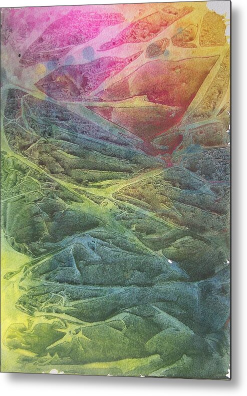 Colors Metal Print featuring the painting Vaarn by Jackie Mueller-Jones