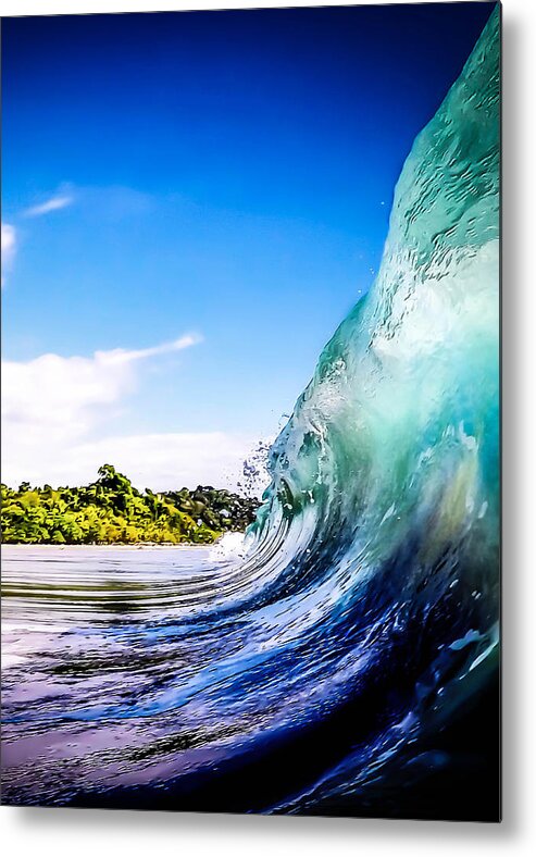 Wave Metal Print featuring the photograph Wave Wall by Nicklas Gustafsson