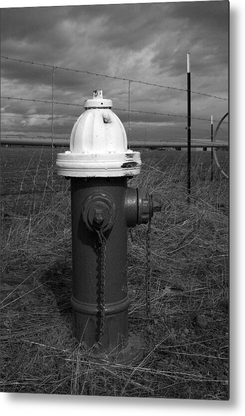 Fire Metal Print featuring the photograph White Cap by Sara Stevenson