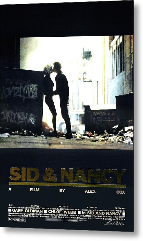 1980s Metal Print featuring the photograph Sid And Nancy -1986-. #1 by Album