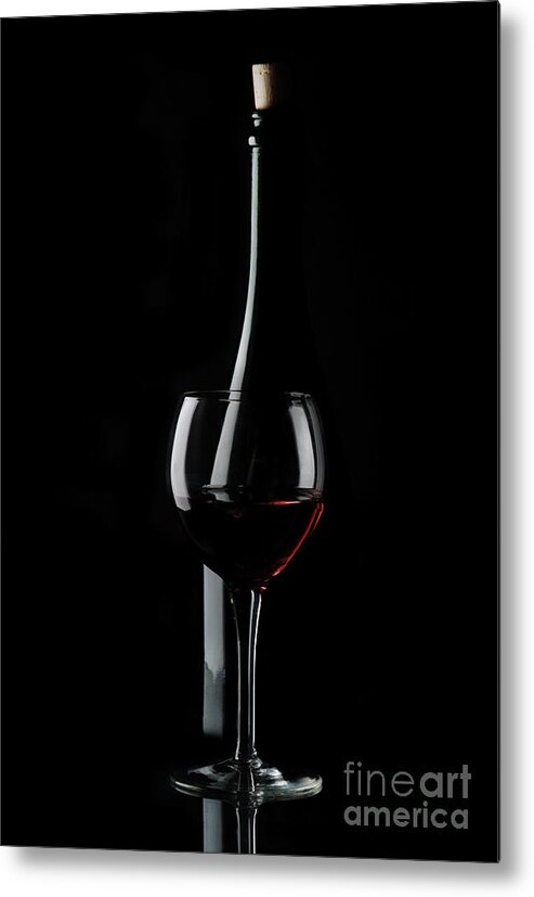 Wine Metal Print featuring the photograph Wine #2 by Jelena Jovanovic