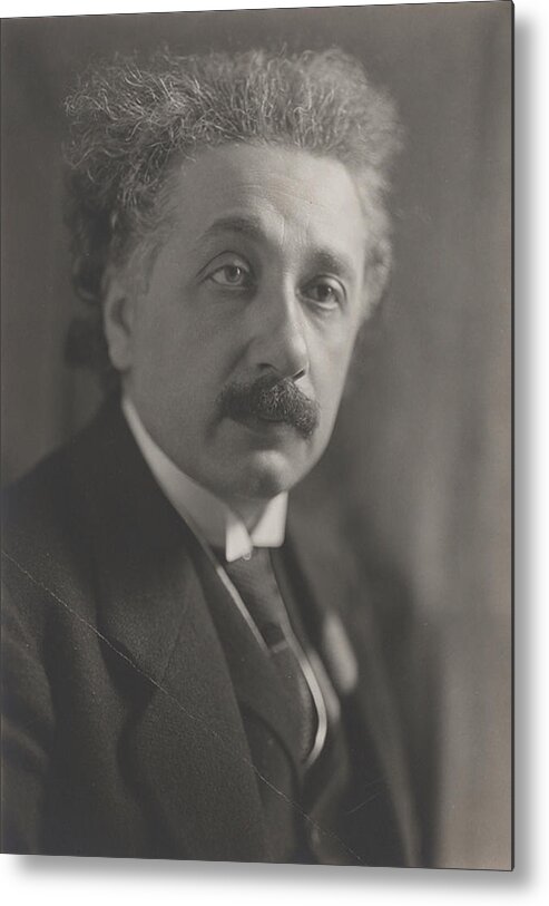 1921 Metal Print featuring the photograph Albert Einstein, German-american by Science Source