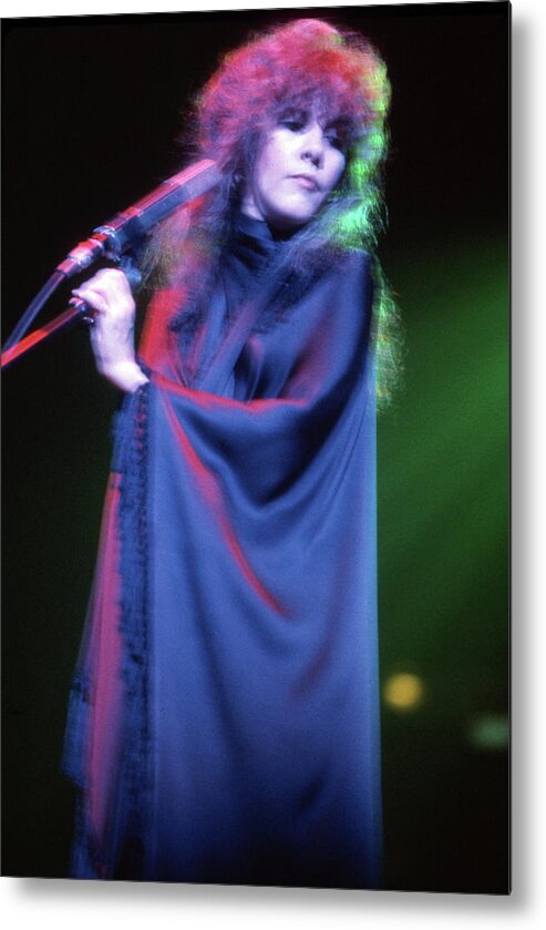 Concert Metal Print featuring the photograph Stevie Nicks Performance #5 by Mediapunch