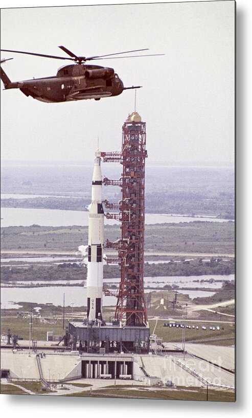 Taking Off Metal Print featuring the photograph Apollo 13 Mission #8 by Bettmann