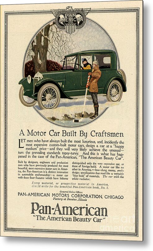 Women's Ice Hockey Metal Print featuring the photograph Advertisement For Pan-american Coupe by Bettmann