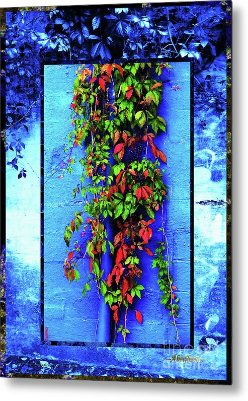 Adaptation Metal Print featuring the mixed media Alley-Wall Paradise by Aberjhani