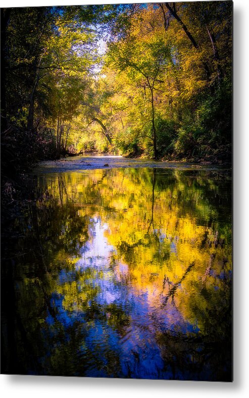 Fall Metal Print featuring the photograph Autumn Reflections by Allin Sorenson