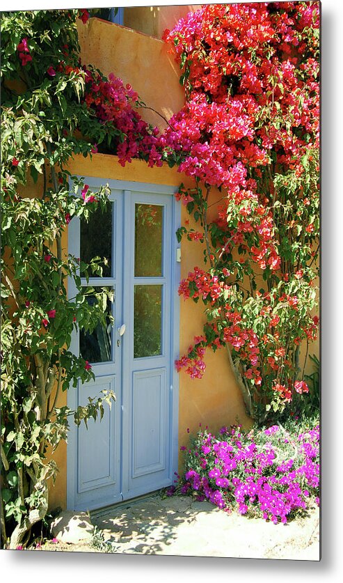 French Riviera Metal Print featuring the photograph Door To A Fairytale House by Nikitje