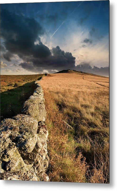 Scenics Metal Print featuring the photograph Dramatic Dartmoor by Blackbeck