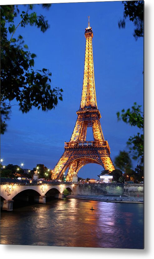 Eiffel Tower 3 Metal Print featuring the photograph Eiffel Tower 3 by Chris Bliss