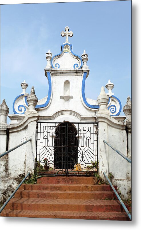 Arch Metal Print featuring the photograph Goa Cemetery Gate by Sisoje