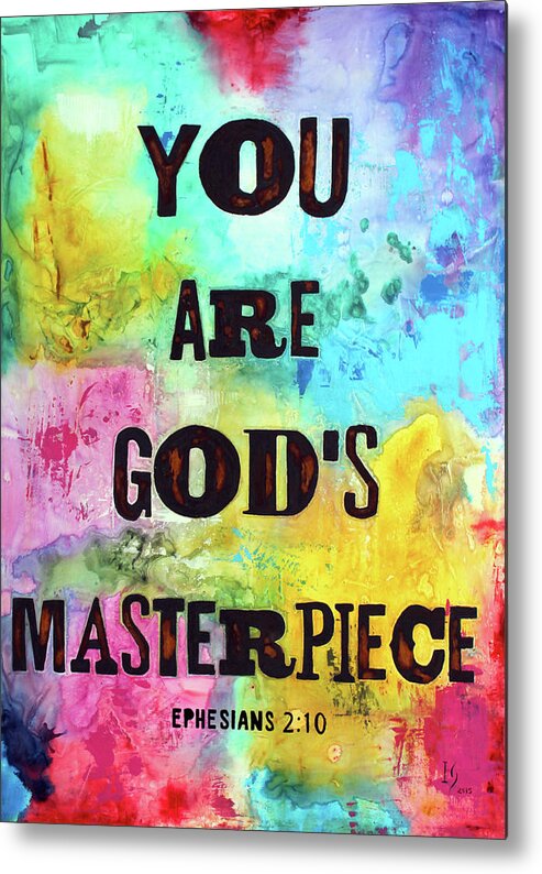 God's Masterpiece Metal Print featuring the painting God's Masterpiece by Ivan Guaderrama