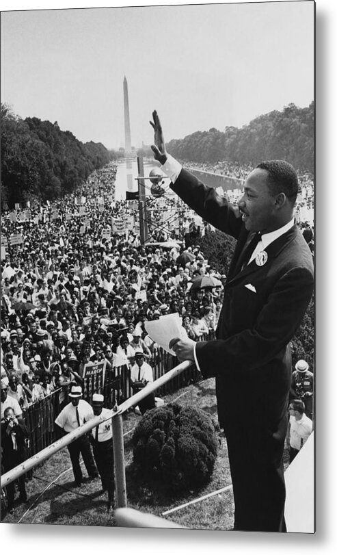 #faatoppicks Metal Print featuring the photograph I Have A Dream by Hulton Archive