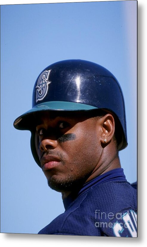 Peoria Sports Complex Metal Print featuring the photograph Ken Griffey Jr by Brian Bahr