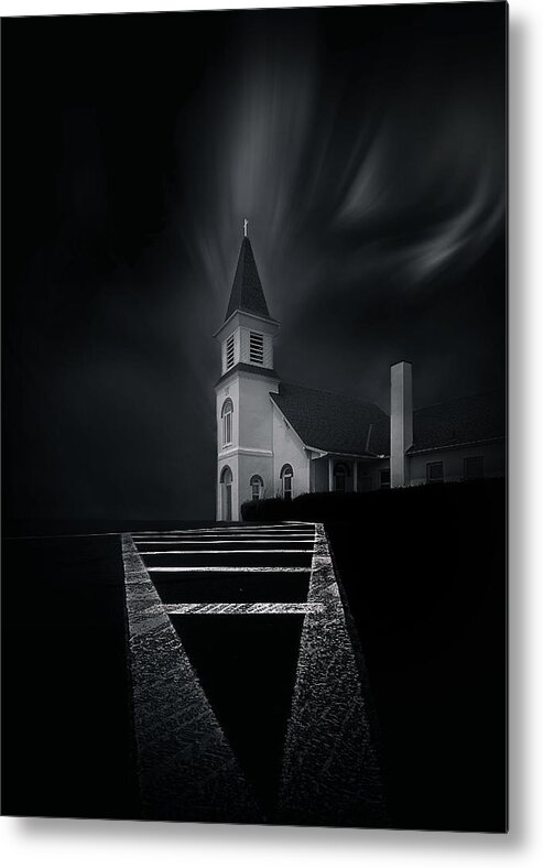 Church Metal Print featuring the photograph Ladder To Peace by Rob Li